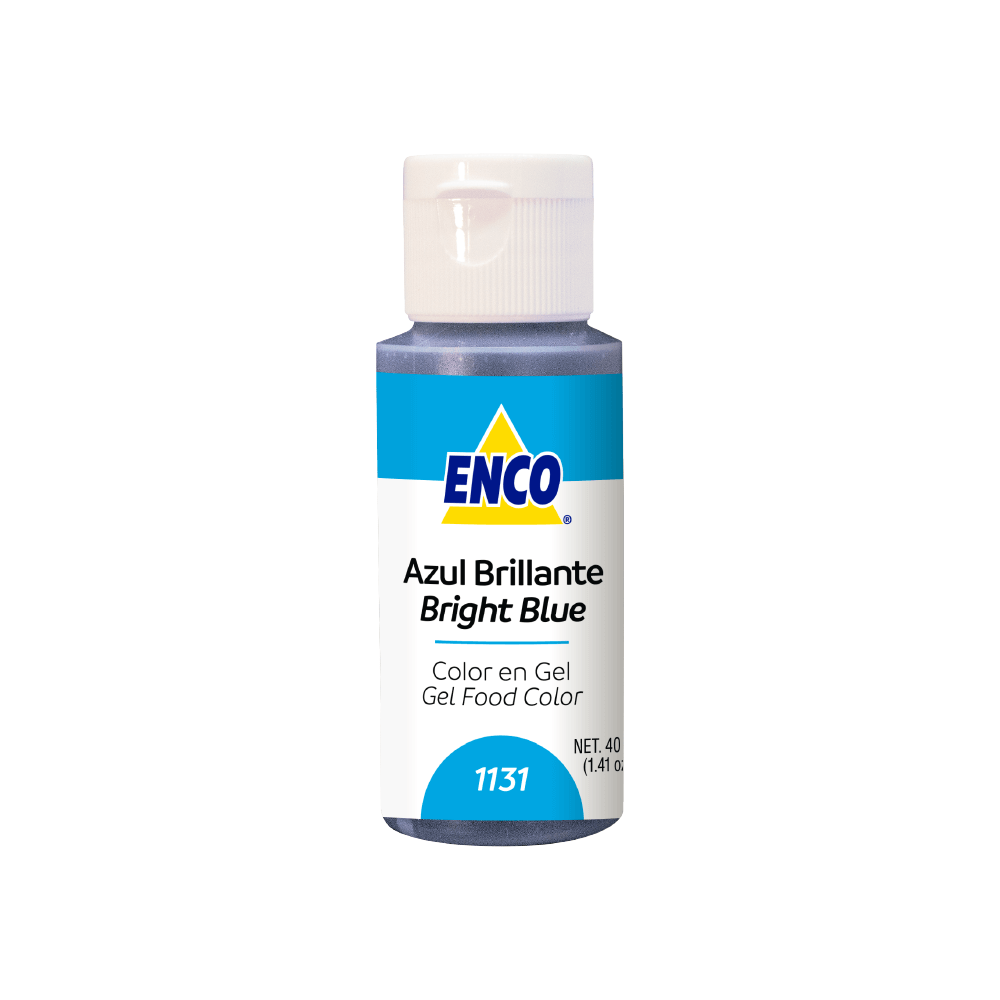 Enco Color Gel Azul Brillante 1.4oz