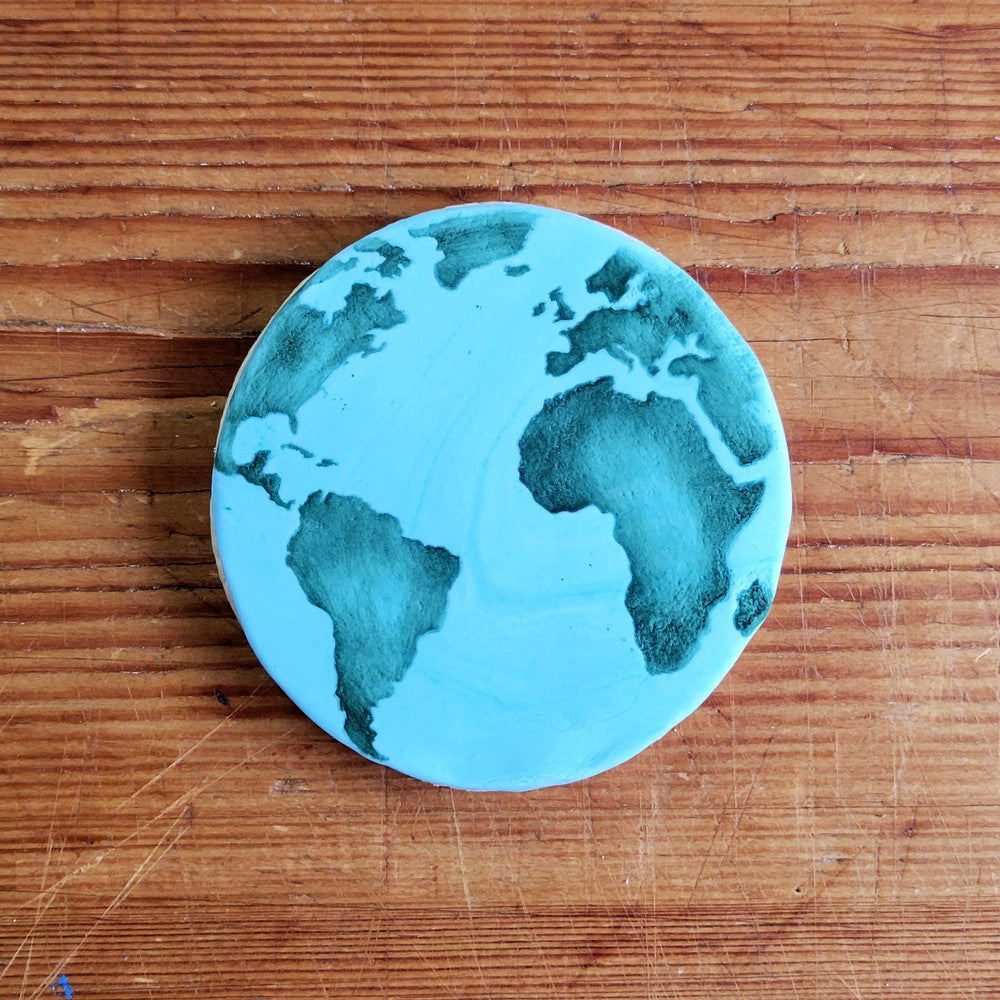 World Map Cookie Stencil