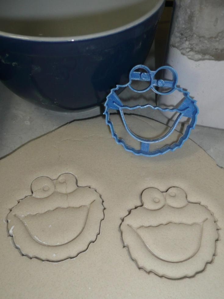 YNG Cookie Monster Fondant Cutter