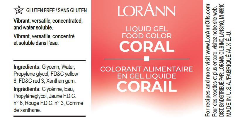 LorAnn Coral Liquid Color 1oz