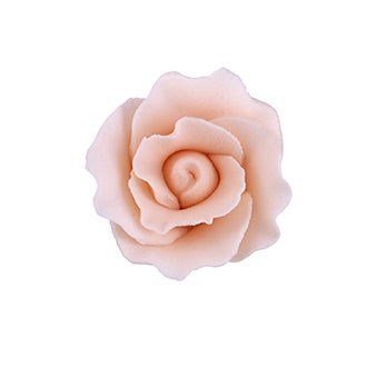 149PE- Small Formal Rose On Wire - Peach