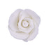 149WH- Small Formal Rose On Wire White