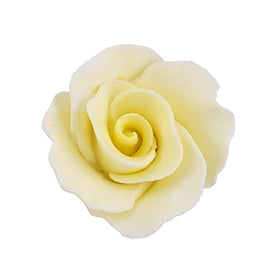149YL- Small Formal Rose On Wire Yellow
