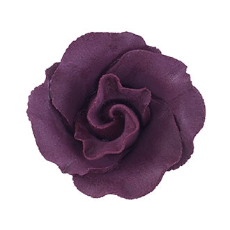 148BU- Med Formal Rose On Wire Burgundy