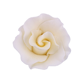 148IV- Med Formal Rose On A Wire - Ivory