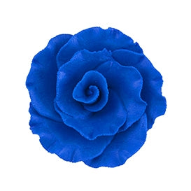 147RU- Lg Formal Rose On Wire Royal Blue