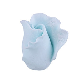 150BL- Formal Rosebud On A Wire - Blue