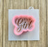 It's A Girl Cookie Stencil/Cutter