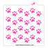 Paw Print Pattern Cookie Stencil