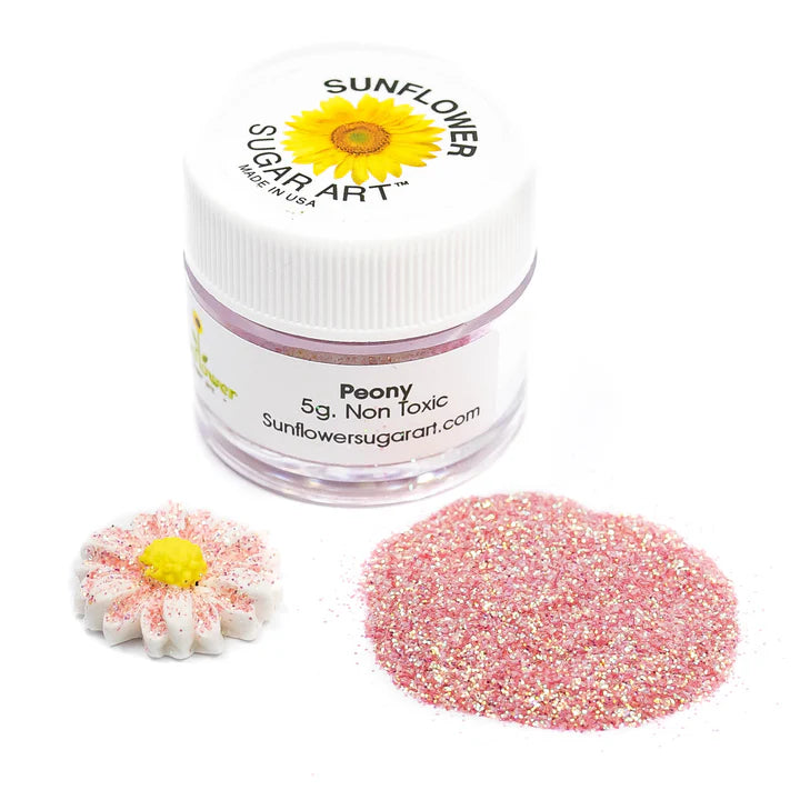 Peony Glitter Dust Sunflower Sugar Art