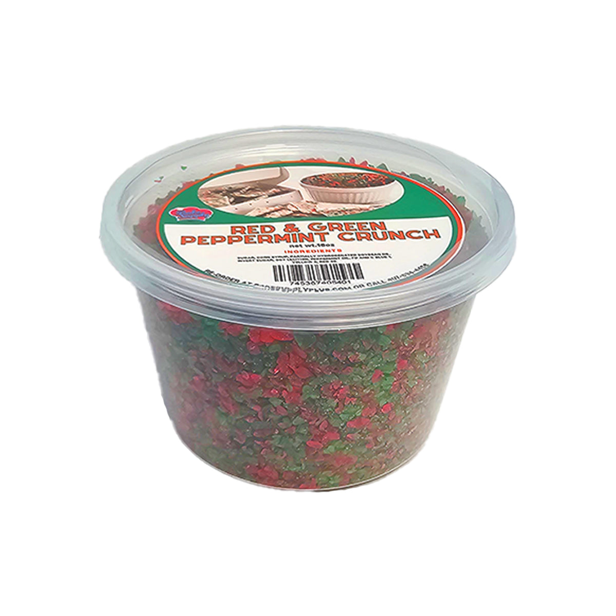 Red & Green Peppermint Candy Crunch 16oz