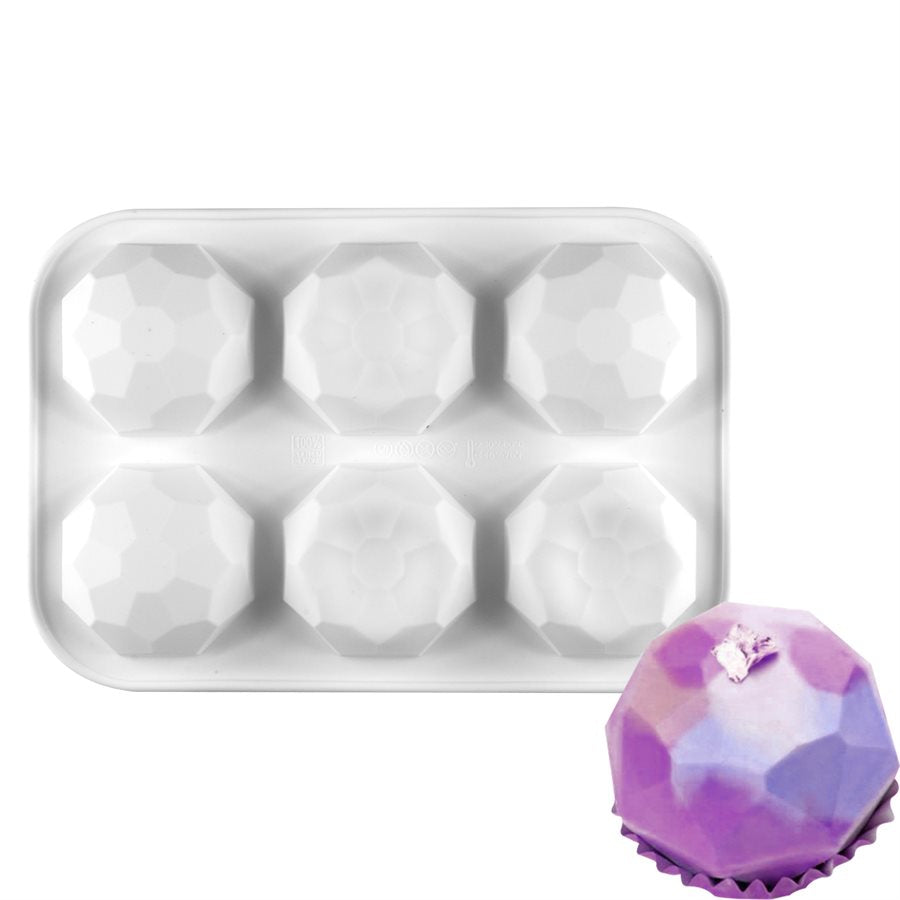 NY Cake 2" Gem Dome Silicone Mold