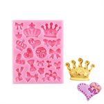 NY Cake Royal Crowns & Bows Silicone Mold