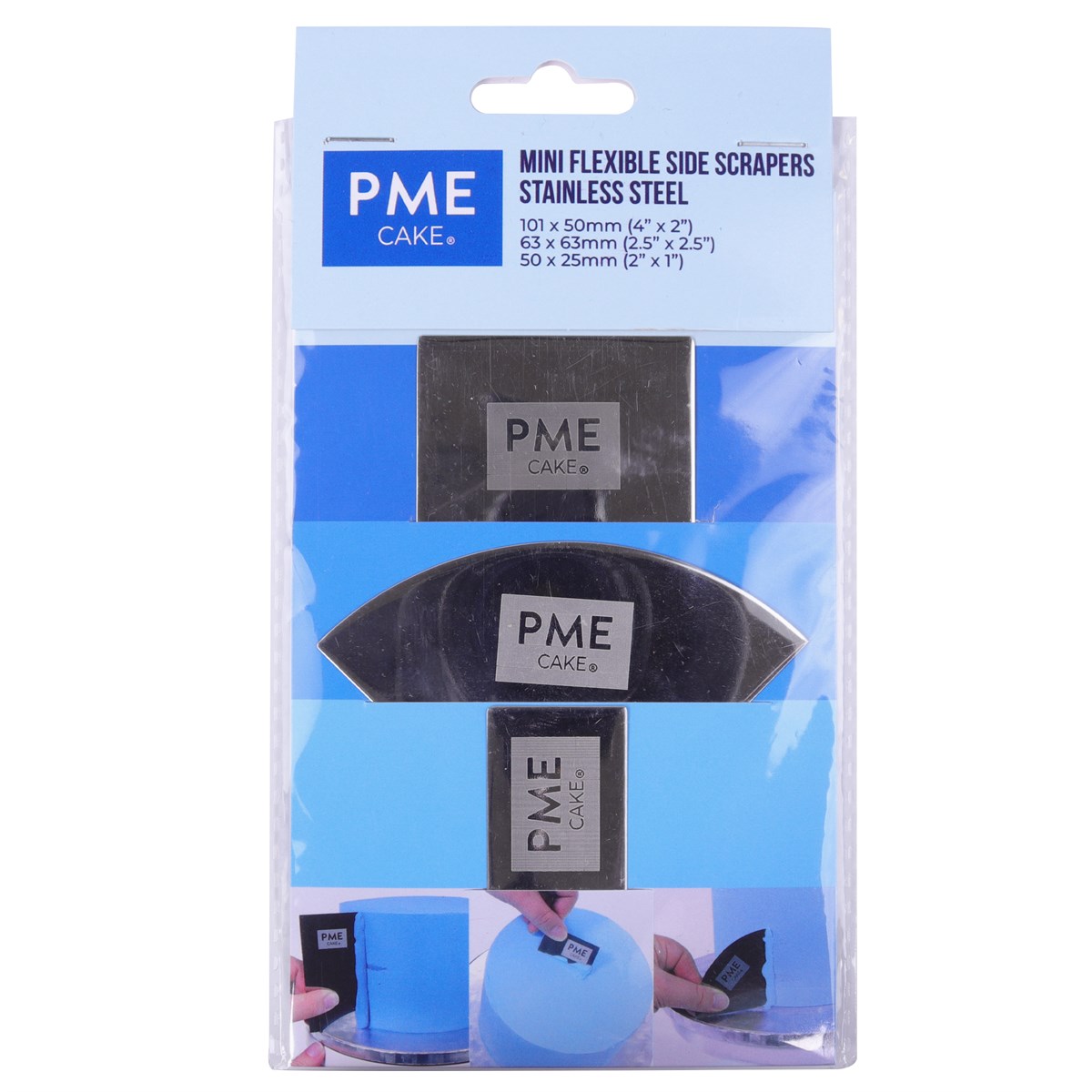 PME Flexible Side Scrapers Set