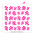 Tropical Leaf Pattern Cookie Stencil