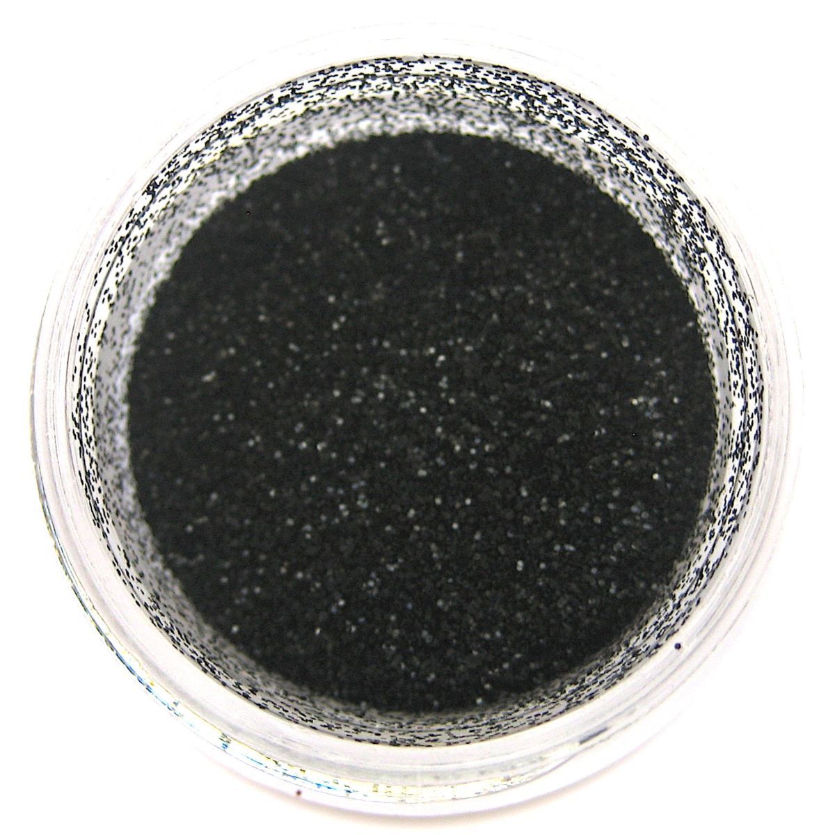 True Black Glitter Dust Sunflower Sugar Art