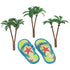 DecoSet Summer Flip Flops