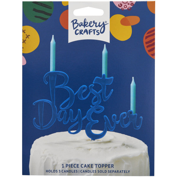 Best Day Ever Candle Topper All Colors