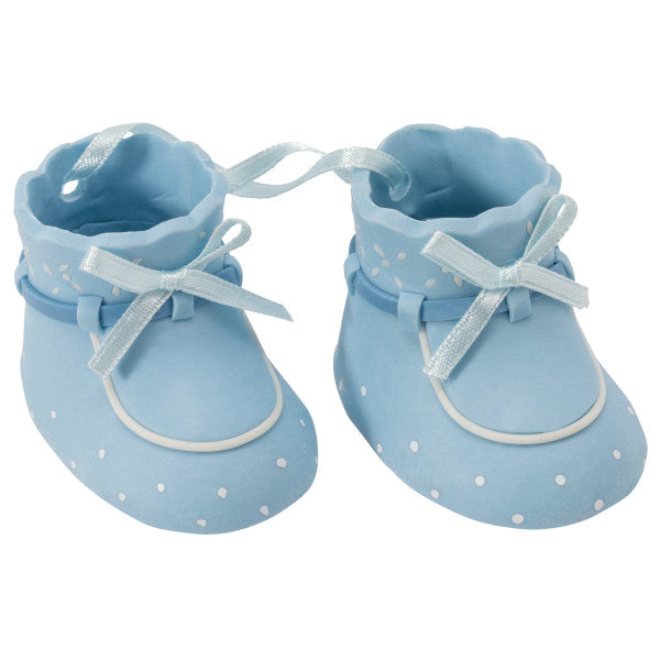 Blue Baby Booties Decoset