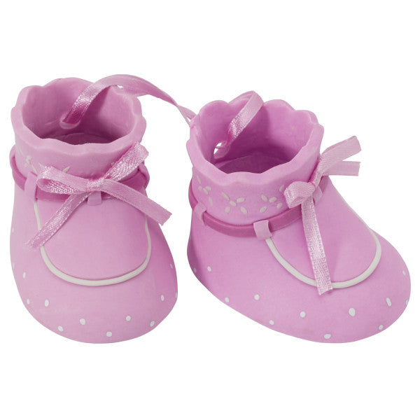 Pink Baby Booties Decoset