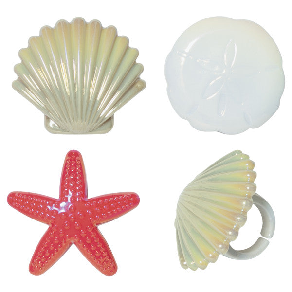 Seashell Cupcake Rings