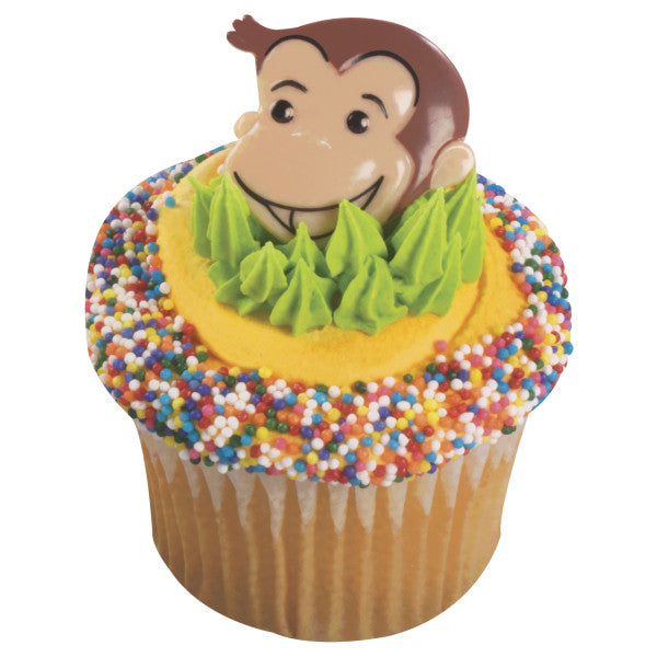 Curious George Inquisitive Cupcake Rings