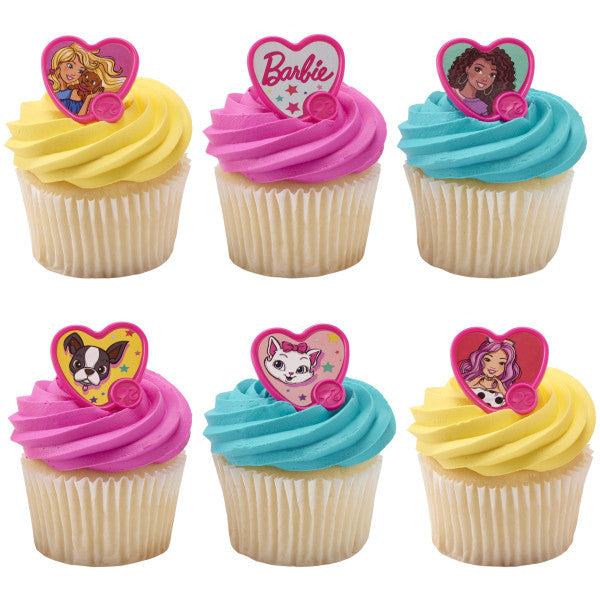 Barbie Be The Future Cupcake Rings