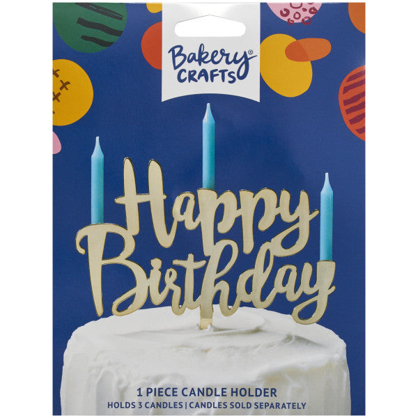 Happy Birthday Candle Topper All Colors