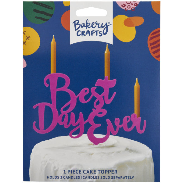 Best Day Ever Candle Topper All Colors