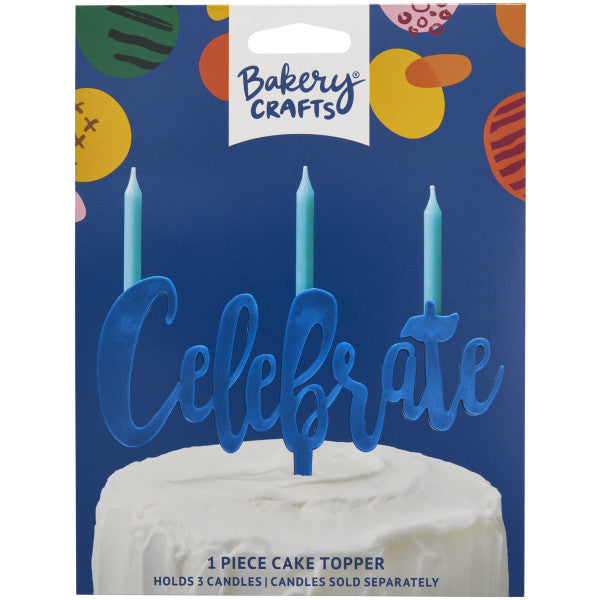 Celebrate Candle Holder/Topper All Colors