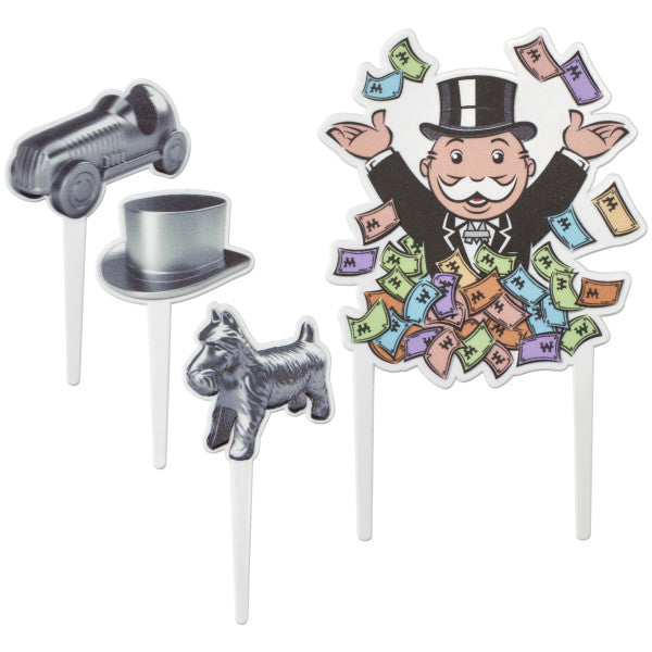 Monopoly Lets Play Cake Topper