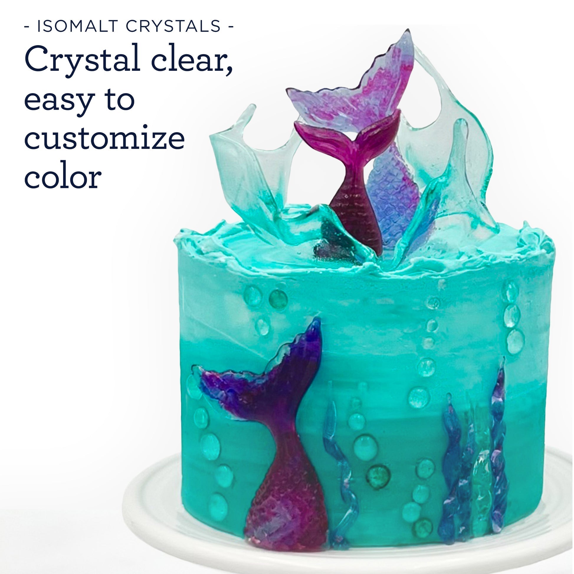 Cristales de isomalt de Satin Ice