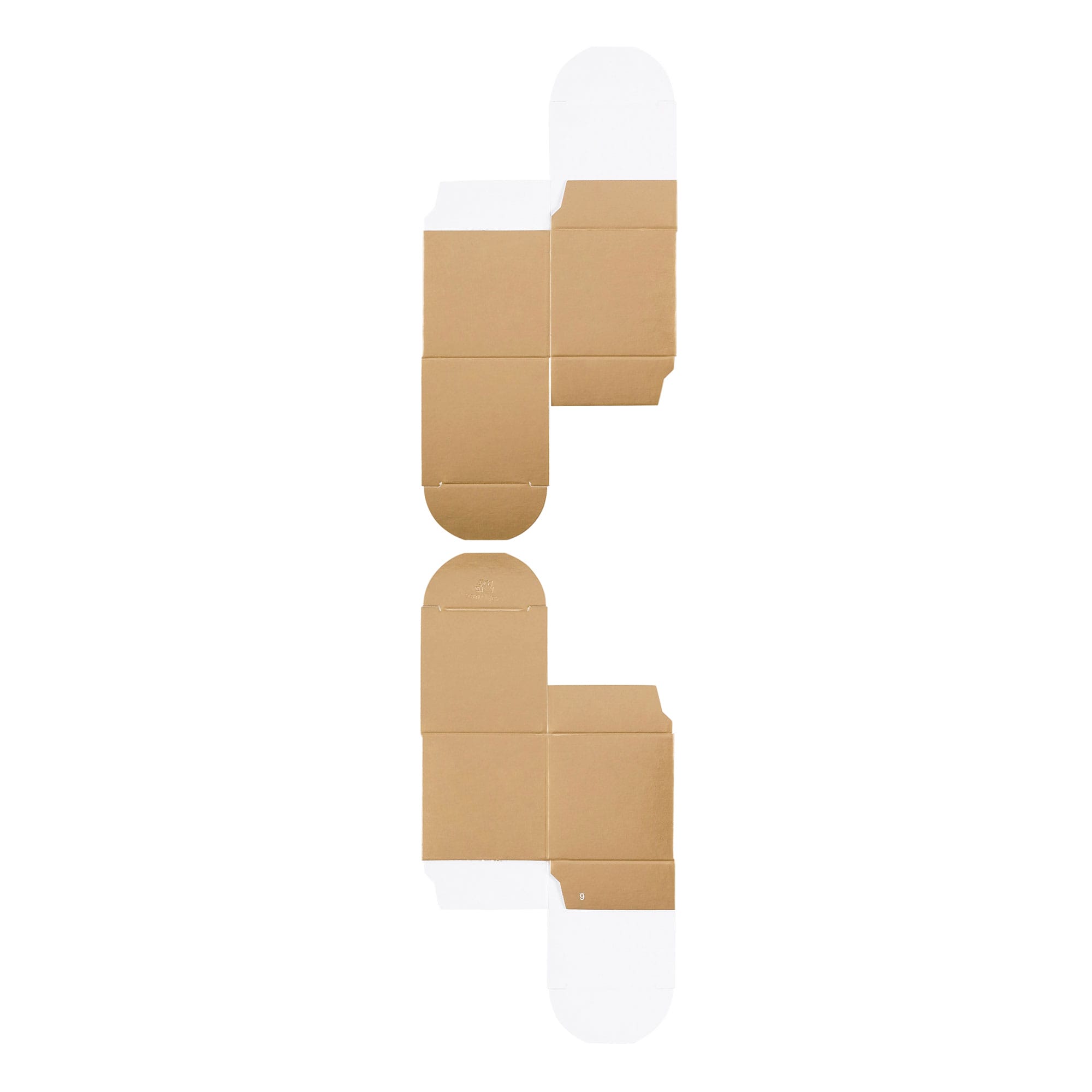 15G - Cajas de bombones de trufa de papel de oro 2 x 2 x 2 - Grandes