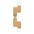 15G - Cajas de bombones de trufa de papel de oro 2 x 2 x 2 - Grandes