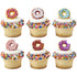 Doughnut Cupcake Rings 12ct