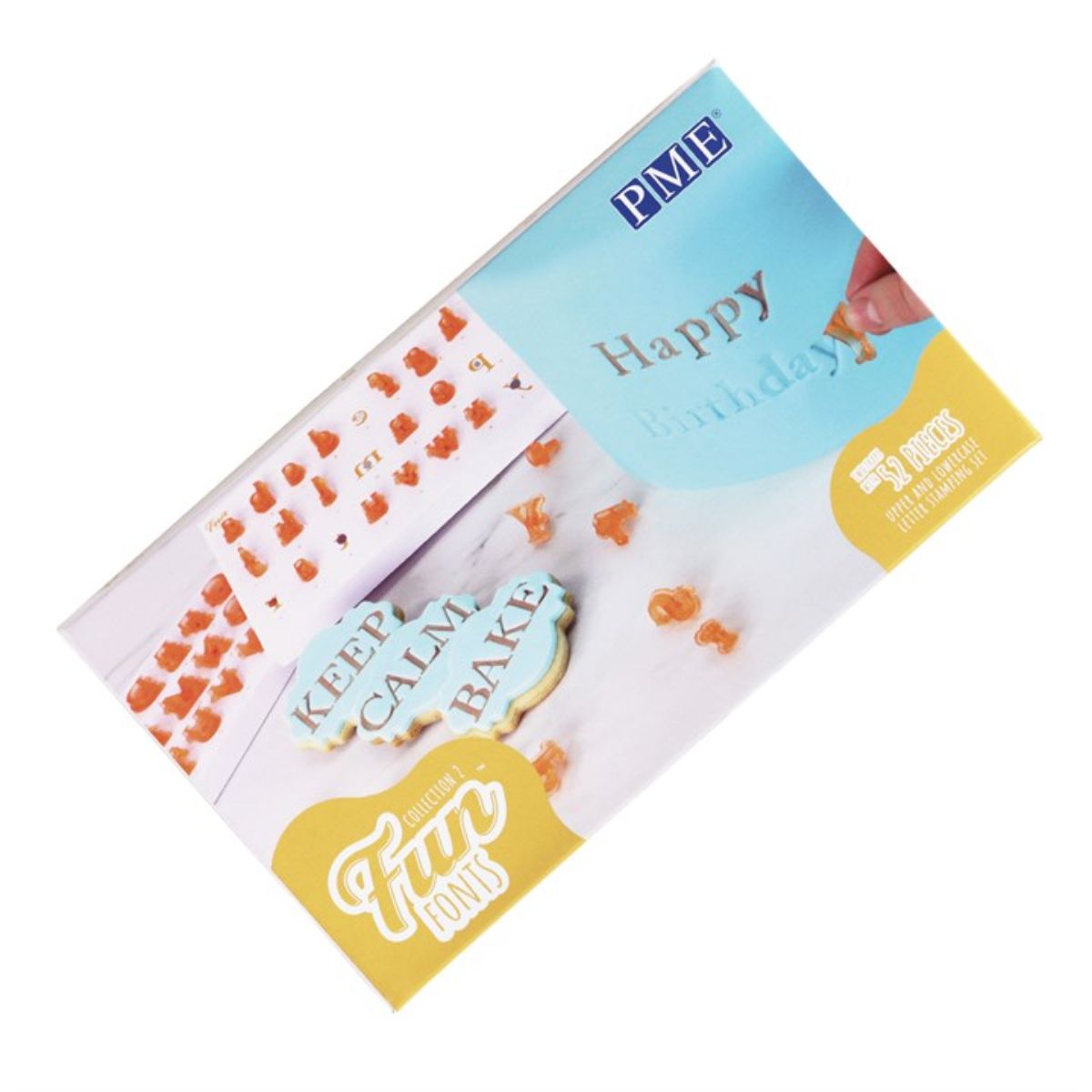 PME Fun Fonts Times New Roman Colección Alfabeto 2 52 piezas