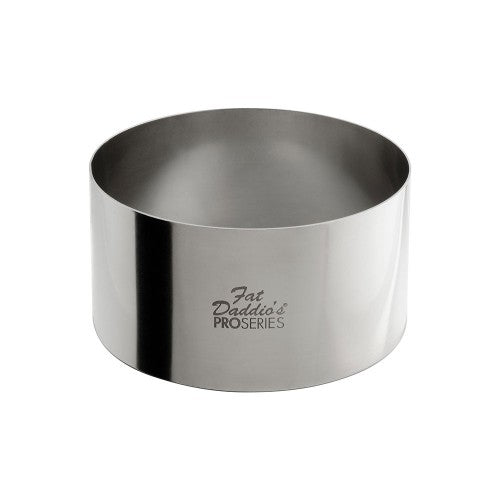 Aro de acero inoxidable para pasteles Fat Daddio de 5 cm de alto