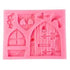 Molde de silicona NYC Puertas y Ventanas Medievales - 5 cavidades