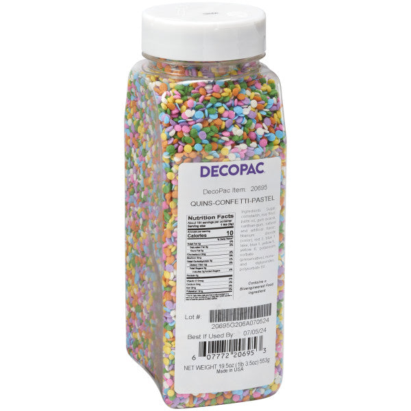 Decopac Confetti Pastel