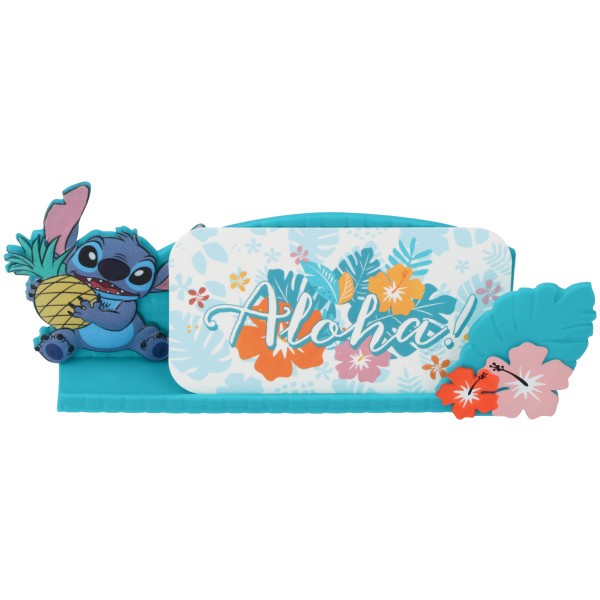 Set de adorno para pastel Stitch Aloha de Disney