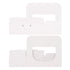 28WW - Cajas blancas con ventana para caramelos y dulces de 7 x 3 3/8 x 2