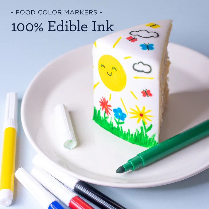 Satin Ice Food Color Markers Primary Brush Tip