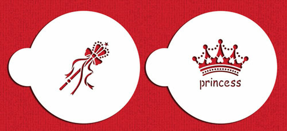 Princess Crown Cookie Stencil