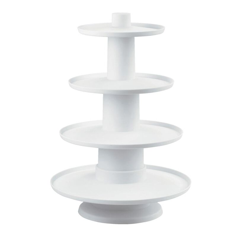 Torre de dulces/Soporte para pasteles de 4 niveles Wilton