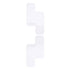 15W - 2 x 2 x 2 White Truffle Favor Boxes Large