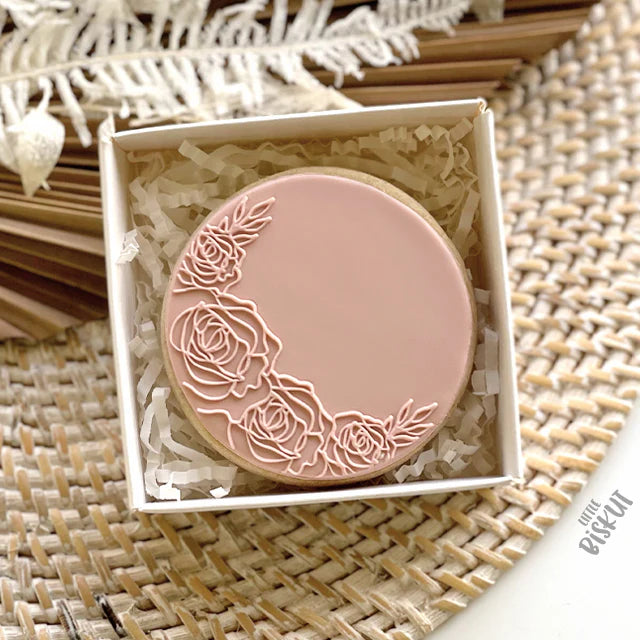 Rose Border Debosser