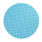 Tahiti Blue Circle Cake Drums by Whalen Packaging in various sizes, featuring vibrant blue color and sturdy cake support surfaces.