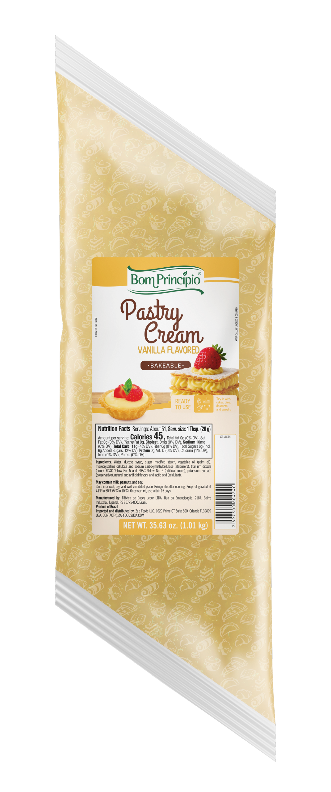 Pastry Cream Filling Bom Principio
