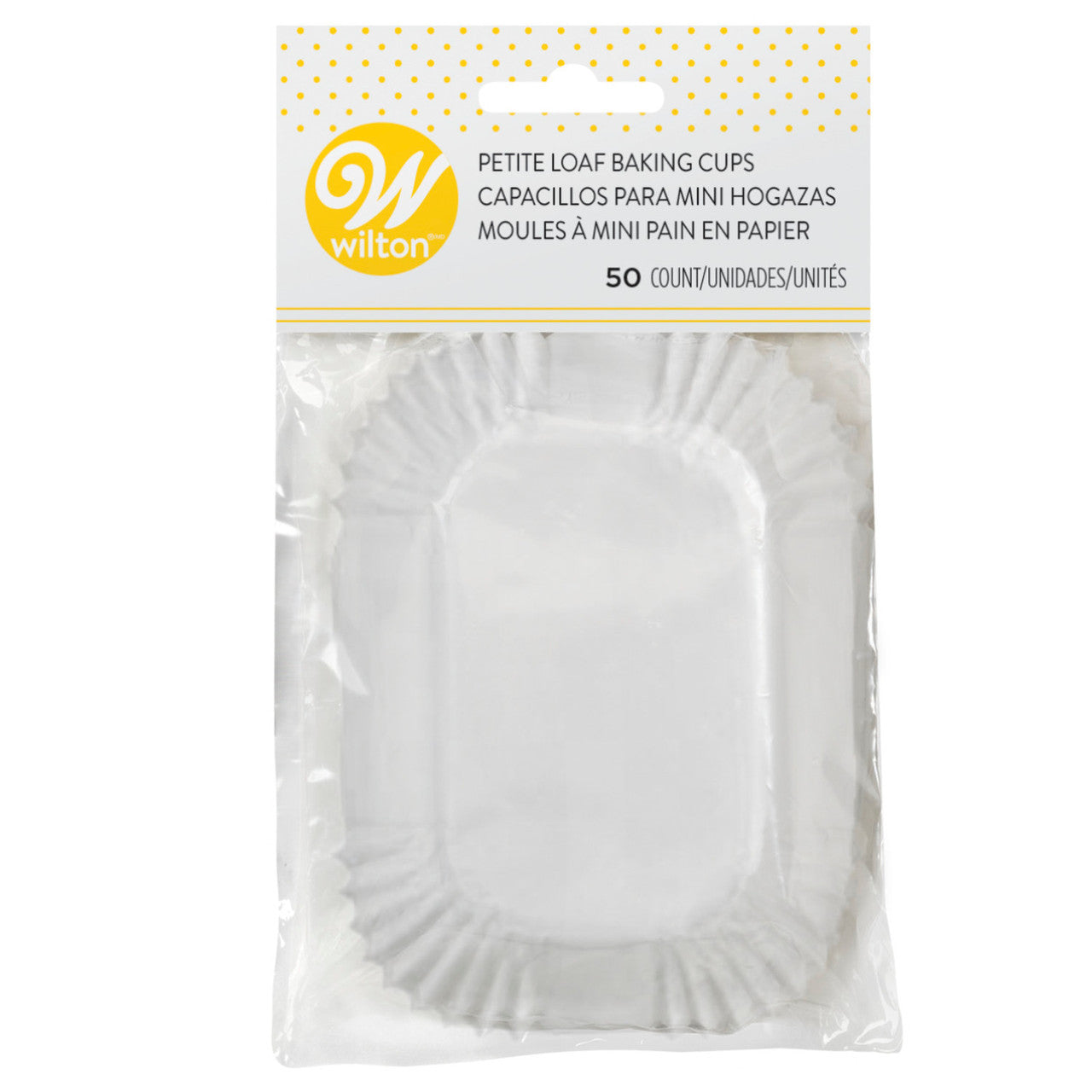 Vasitos para Hornear Mini Panecillos Wilton, 50 unidades