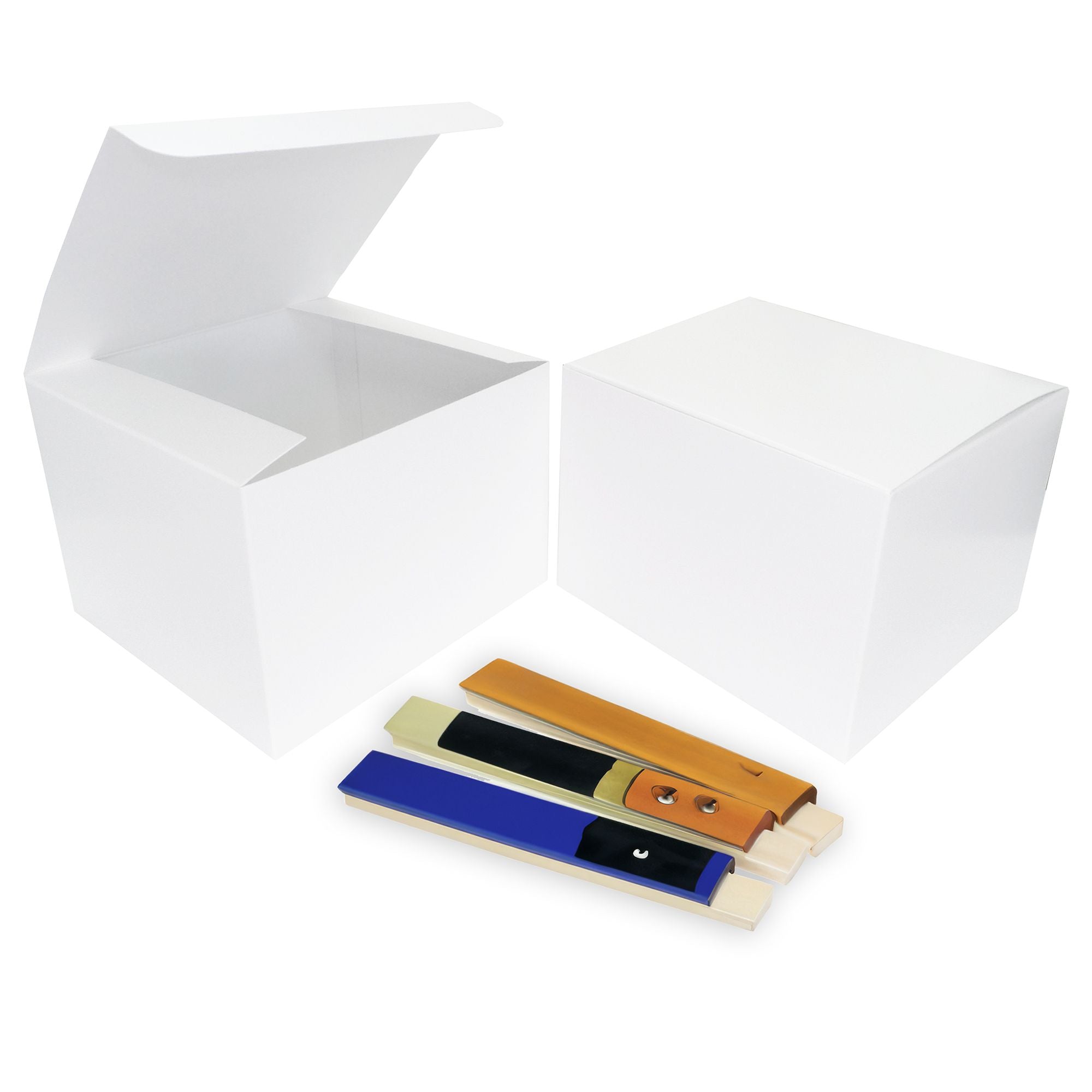 Caja n.º 41 - Cajas de regalo blancas de 6 1/4 x 6 x 4 1/2